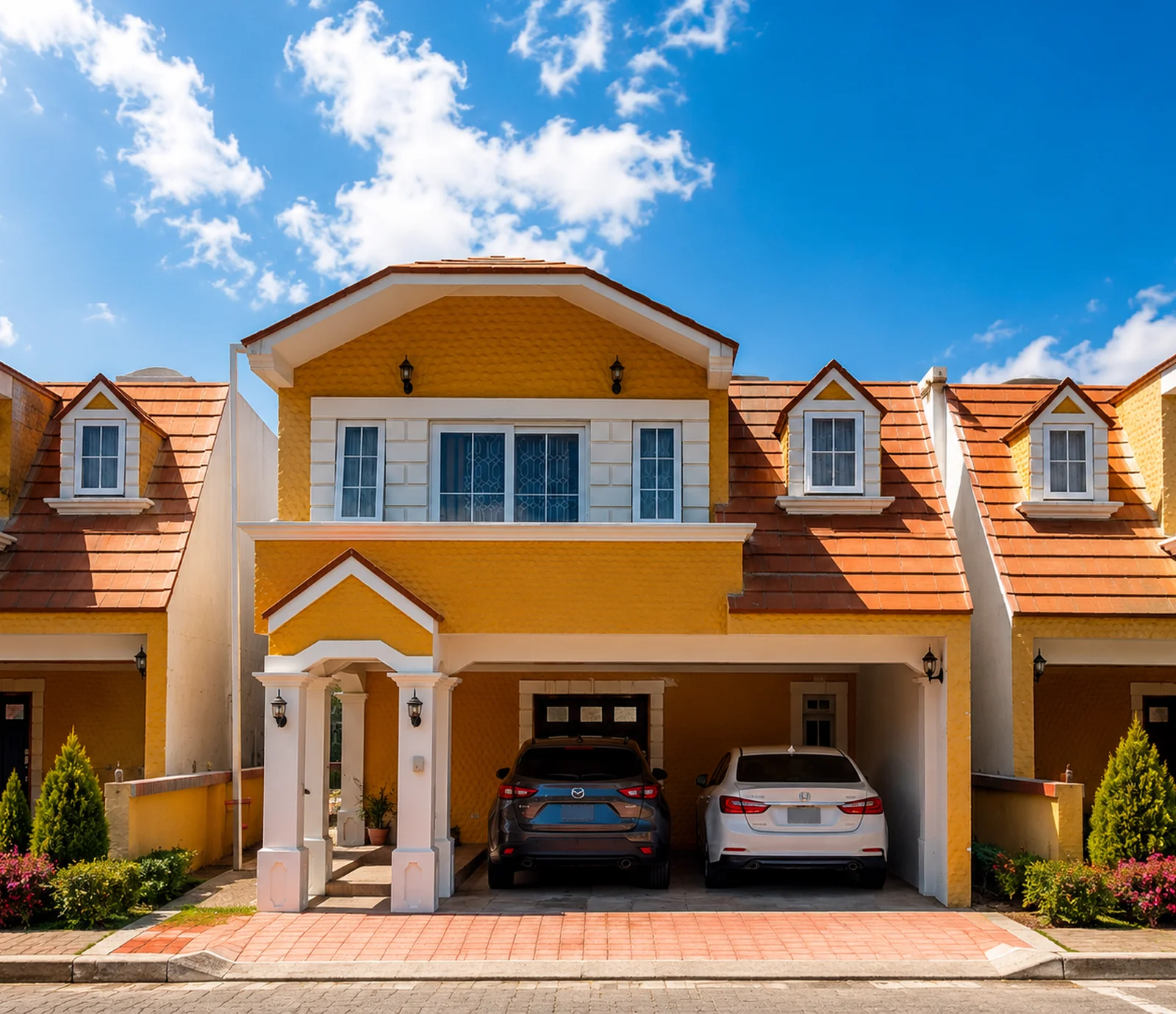 Casa familiar en Condominio Tulipanes, Zona 8