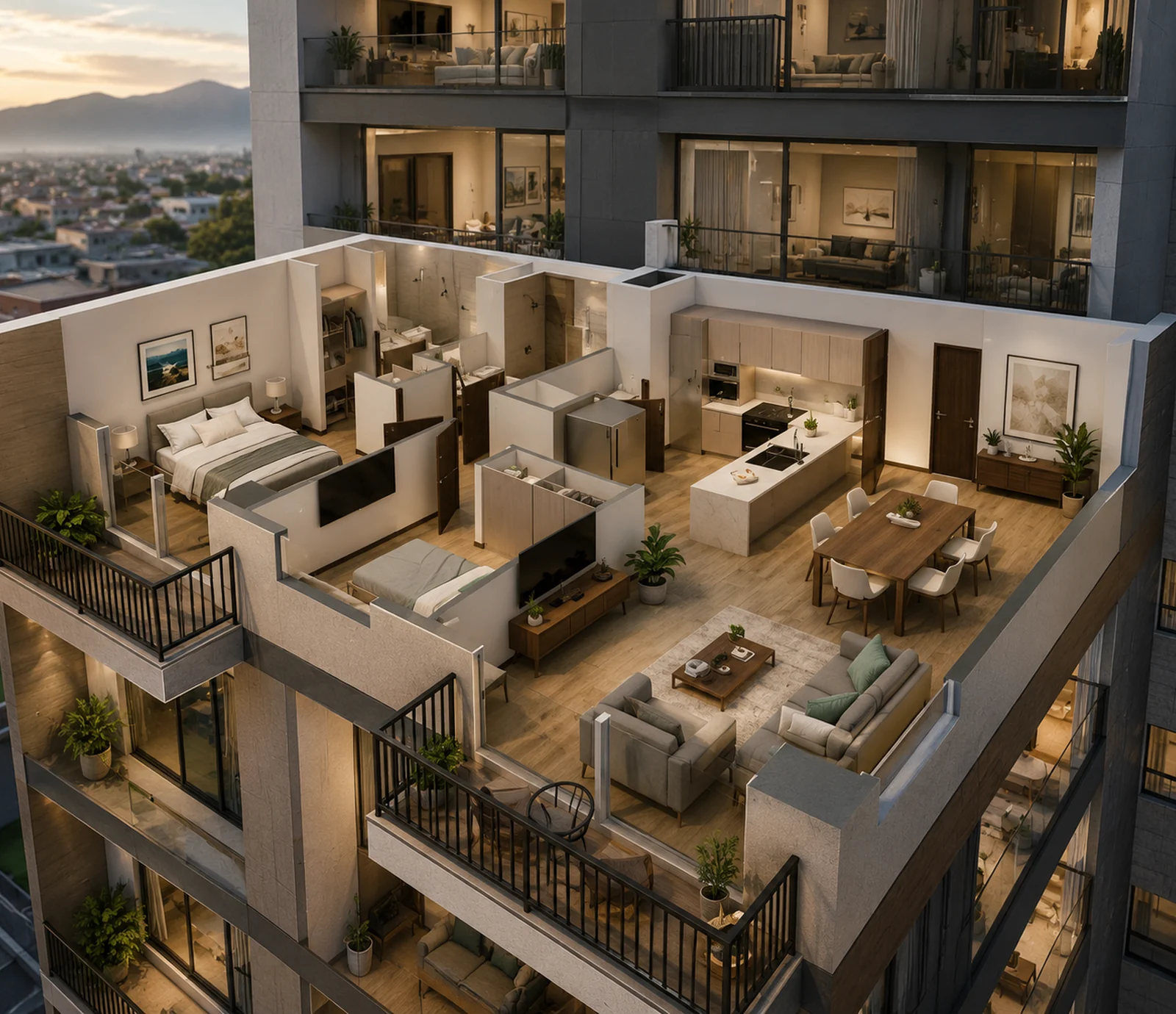 Apartamento con vista al volcán en Altos de Occidente Torre 1